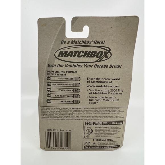 MATCHBOX #96 OF 100 ON THE ROAD AGAIN SERIES STREET CLEANER DIE-CAST COLLECTIBLE - Picture 2 of 3